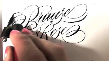 Nib Notes with Schin Loong of  @OpenInkStand  - Brause Rose Nib Part 2