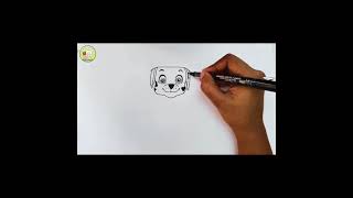 Easy Marshall - Paw patrol drawing