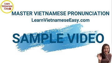 Learn Vietnamese Pronunciation | Learn Vietnamese Alphabet Pronunciation Learn Vietnamese Easy