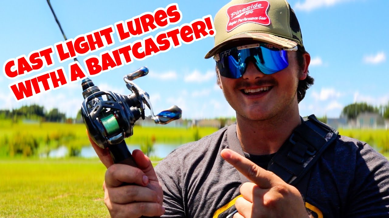 How To Cast LIGHT LURES With A BAITCASTER! BFS Fishing Tips 