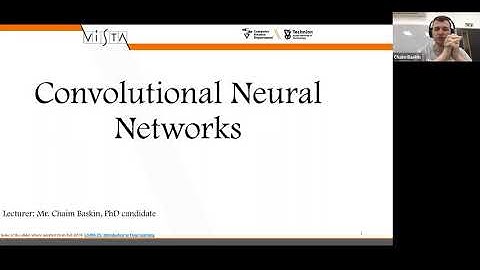 Lecture 3 - Convolution Neural Networks | Deep Learning on Computational Accelerators