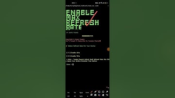 [ NEW ] How to max your refresh rate using Mt manager No root