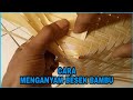 Cara Membuat Kerajinan Besek Bambu