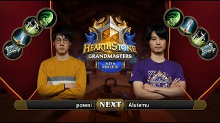 Posesi vs Alutemu | 2021 Hearthstone Grandmasters Asia-Pacific | Semifinal | Season 1 | Week 7