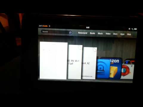 How to access downloaded files on your Kindle fire
