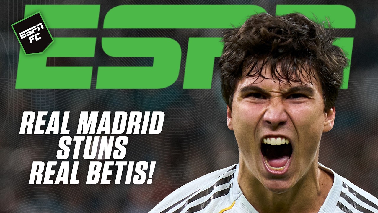 FULL REACTION 🚨 Real Madrid vs. Real Betis + Gonzalo Garcia's 'BRILLIANT' HAT TRICK 👏 | ESPN FC