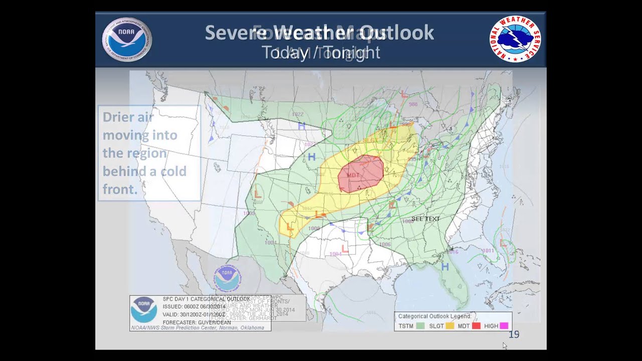 June 30, 2014 Severe Weather Briefing - YouTube