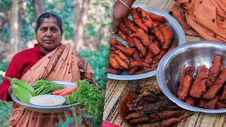 4 Pakora Recipe - Carrot, Lima Bean, Coriander Leaves and Eggplant Pakora Recipe