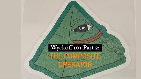 Wyckoff 101 Part 2: The Composite Operator,Wyckoff Methodology, Understanding The Composite Operator