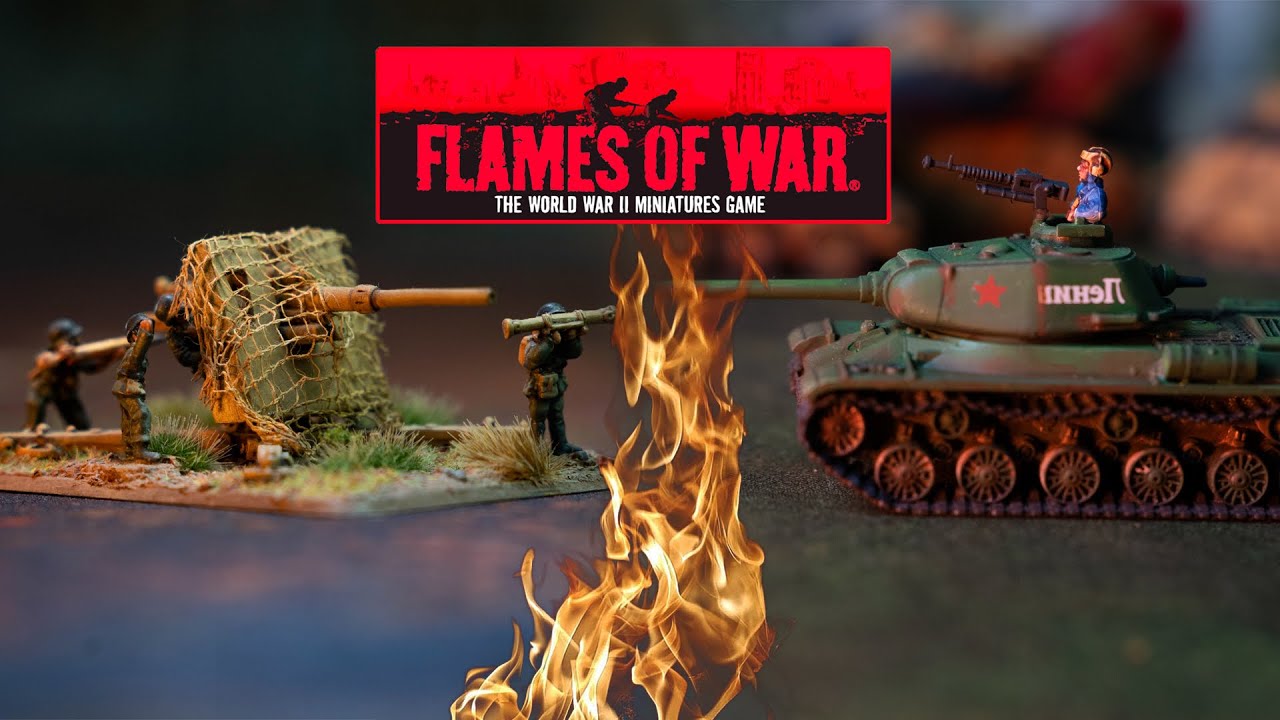 Flames of War Battle Report #8: Soviet Union Vs Germany. Summer 1944, Minsk  Sector 