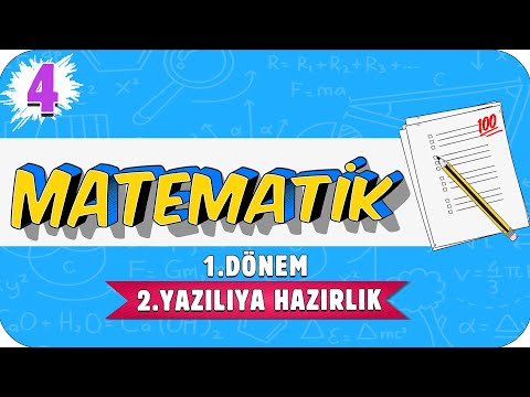 4.Sınıf Matematik 1.Dönem 2.Yazılıya Hazırlık | 2021 📝