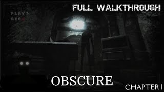 ROBLOX | Obscure | Chapter 1 | Full Walkthrough