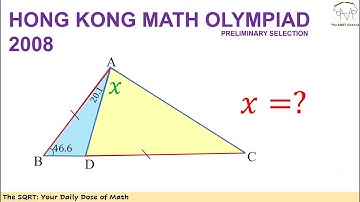 Solving A Geometry Problem Using Concyclic Points --- HKIMO 2008