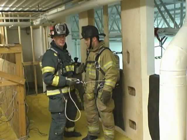 Firefighter Rescue: Using a Personal Escape System - Wrapping the