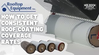Maintain Consistent Coverage While Dispensing Adhesives and Coatings With Rooftop Equipment Rollers