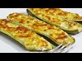 Zucchine al forno ripiene di ricotta