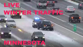 🔴 LIVE Metro Minneapolis Winter Weather Traffic