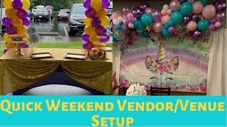 Weekend Madness before Vacation | Decorate With Me | Time-lapse | Vendor Setup