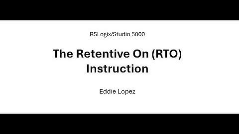 Retentive On RTO Instruction