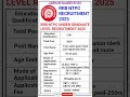 Rrb ntpc undergraduate notification 2025| rrb ntpc new vacancy 2025 #shorts #rrbntpc #rrb