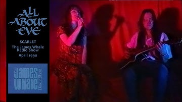 All About Eve - Scarlet (live vocal) - 21/04/1990 - The James Whale Radio Show