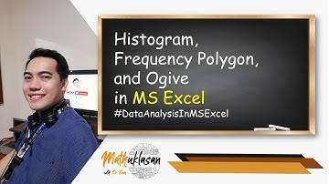 Histogram, Frequency Polygon, and Ogive in MS Excel || Data Analysis in MS Excel