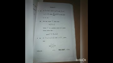 vector calculus question paper 2021 MDU bsc maths honours second semester