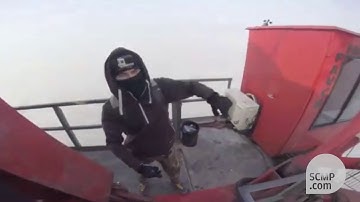 Two men climb the Shanghai Tower, and film it