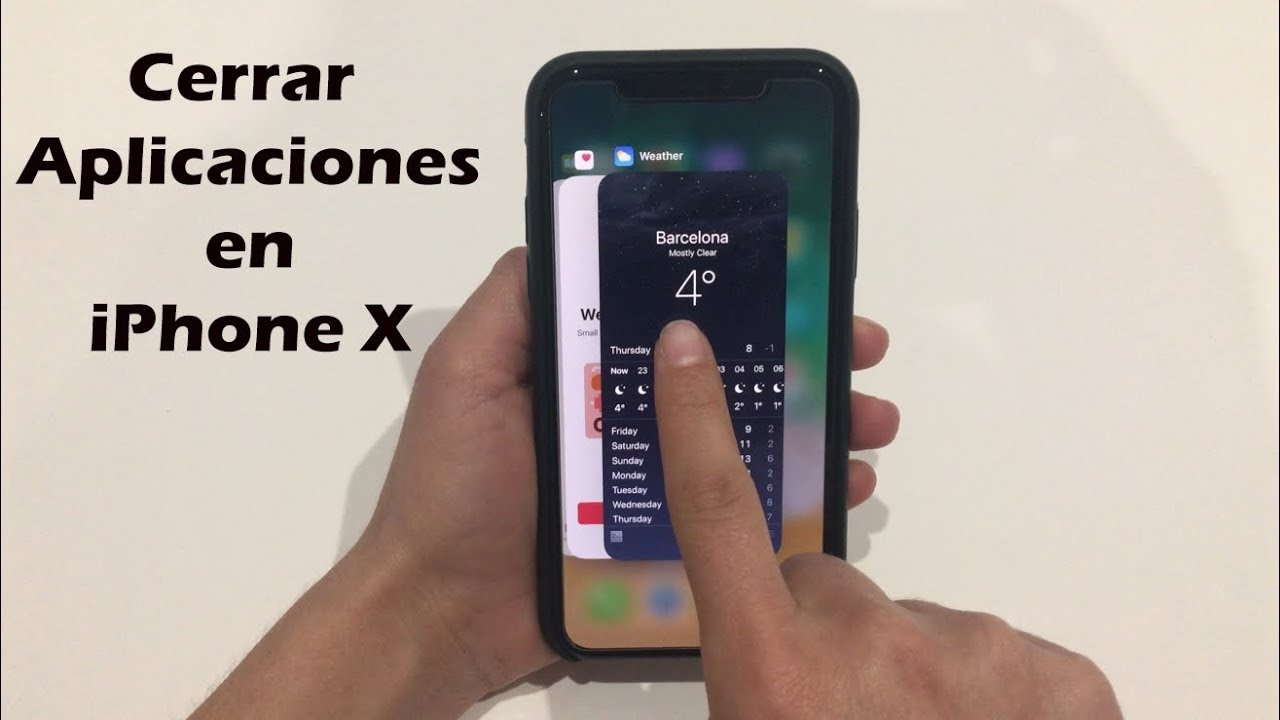 Como Cerrar Aplicaciones Abiertas En Iphone Xs