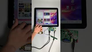 15-inch Industrial Touchscreen Display, 1024x768 Resolution, HDMI & VGA Connectivity#display