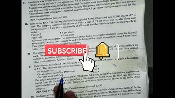 Lets Start B.com Part II  Issue,Forfeiture And Buy-Back Of Share from SM Shukla Book...!!! 27&28