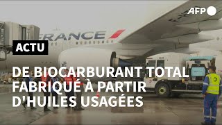 Un premier vol long-courrier d'Air France avec du biocarburant français | AFP