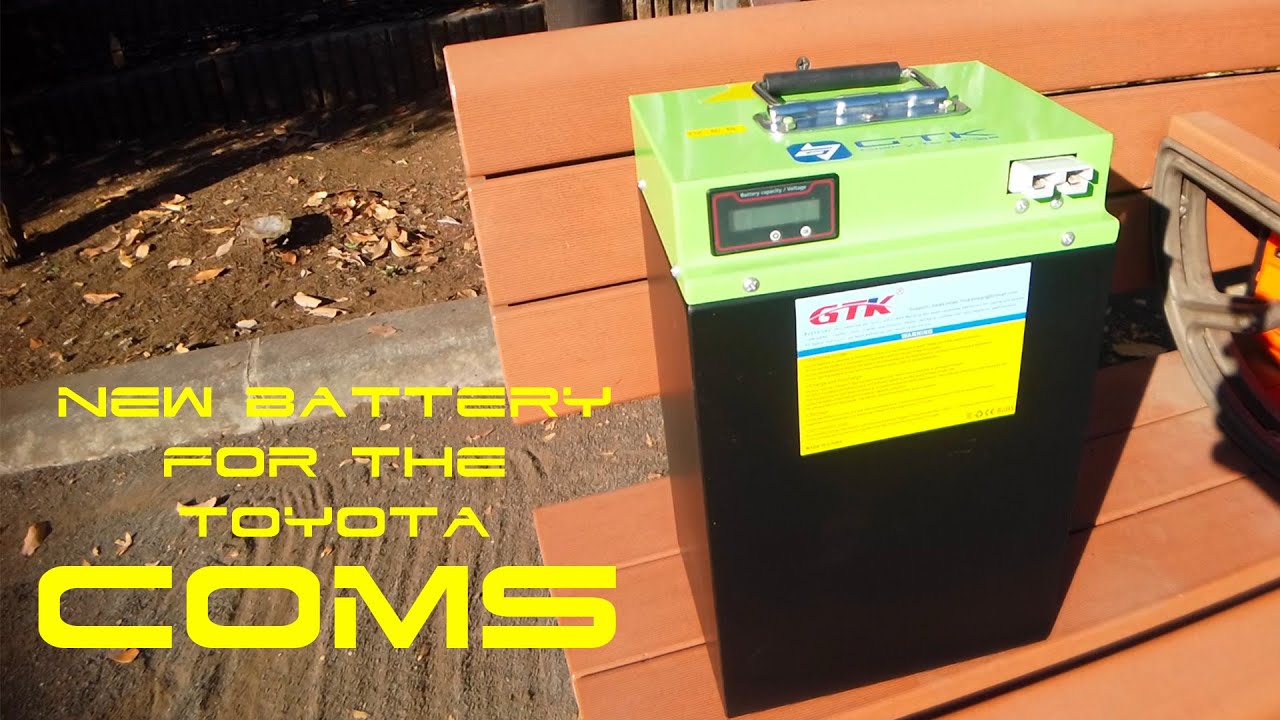 New battery for the Toyota Coms - コムスの新しいバッテリー - YouTube
