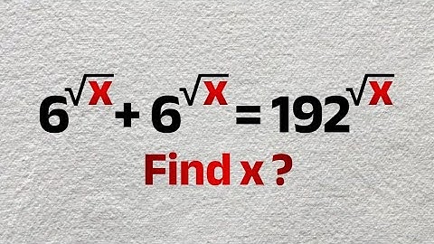 Tricky Algebra: Can You Solve This Exponential Equation? - SAT, ACT, GCSE Maths 