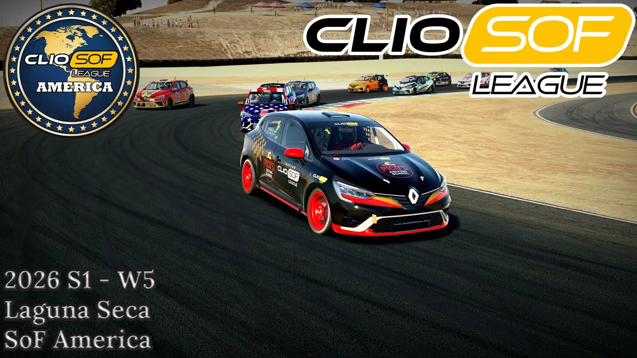 Лига Clio Cup SoF America | Сезон 1 2026 - 5-я неделя | Лагуна Сека