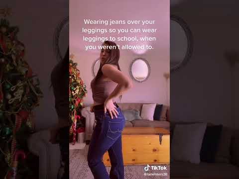 Wearing Jeans