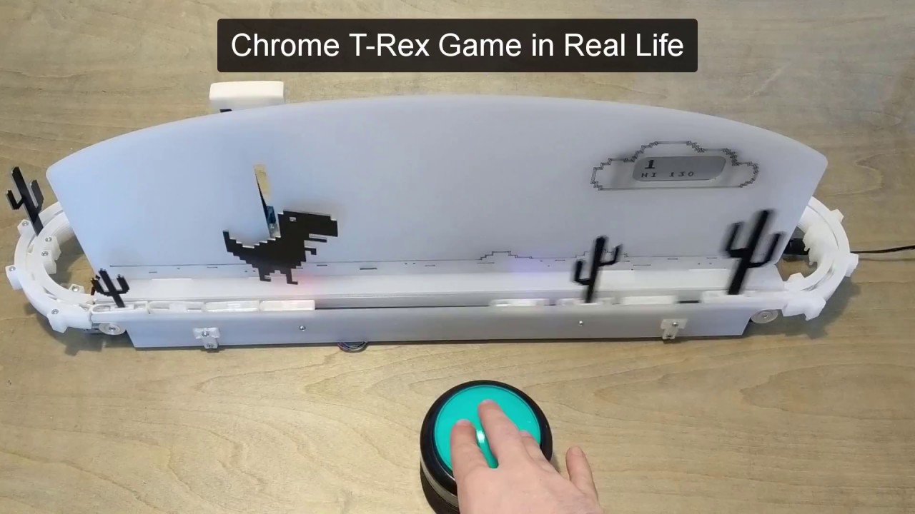 Google Chrome upgraded T-Rex game!