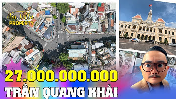 Bán nhà mặt tiền quận 1 | Đường Trần Quang Khải Quận 1, Giá bán 27 Tỷ Liên hệ 0983383509 #tinvilla