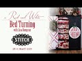 Red and White Bed Turning with Lisa Bongean