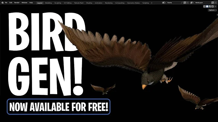 Unleash Your Creativity with Free Blender Bird Gen