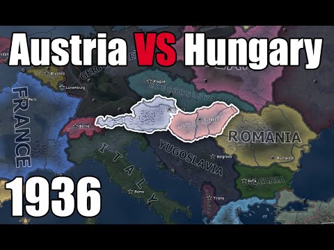 Austria VS Hungary | Hoi4 Timelapse | Hearts of Iron 4 - YouTube
