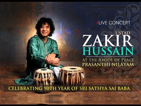 Ustad Zakir Hussain Tabla Solo || Jhoola Mahotsavam at Prasanthi Nilayam - 24 Nov 2015