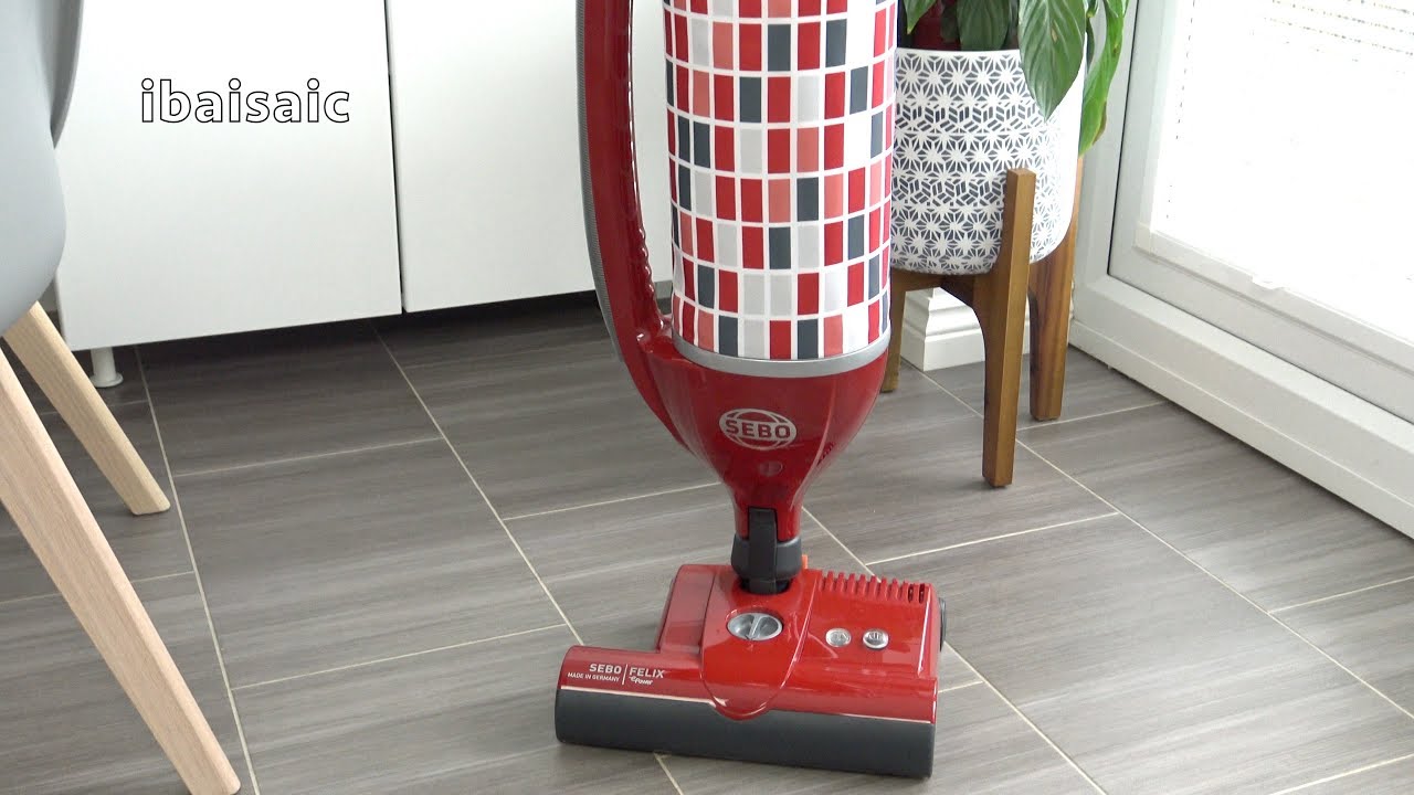 New Sebo Felix Rosso ePower Vacuum Cleaner Demonstration \u0026 Review