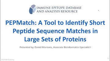 2022 User Workshop – 2.3 – PEPMatch