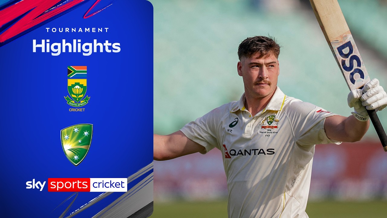 Renshaw strikes career-best 190 on day two of the first test | South Africa v Australia