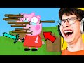 Peppa pig vs minecraft funny animation