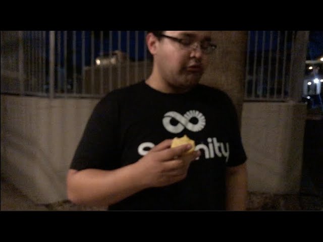 Eating a whole Lemon!