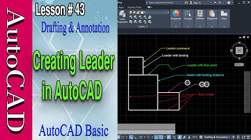 Creating Leader/Multileader in AutoCAD