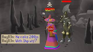 I Camped this Cave with 1 hp Dharok's (Enter = Die)