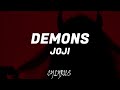 JOJI - Demons (Lyrics English/Spanish) Mp3 Song